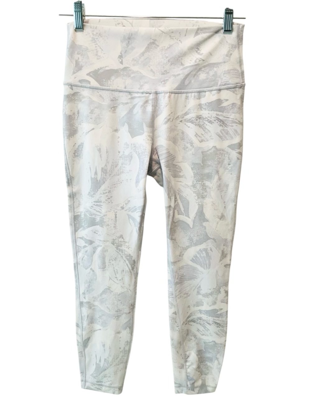 lululemon athletica White Light Gray Marble Print High-Rise Leggings - Picture 3 of 5